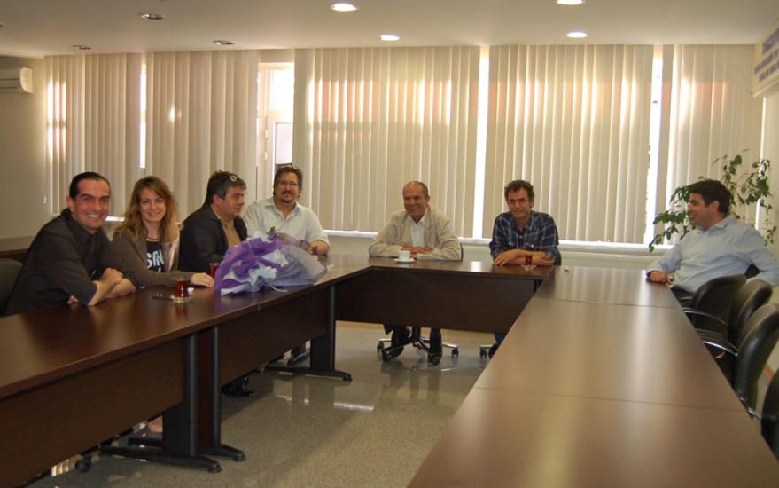 İÇMİMARLAR ODASI TMMOB`Yİ ZİYARET ETTİ